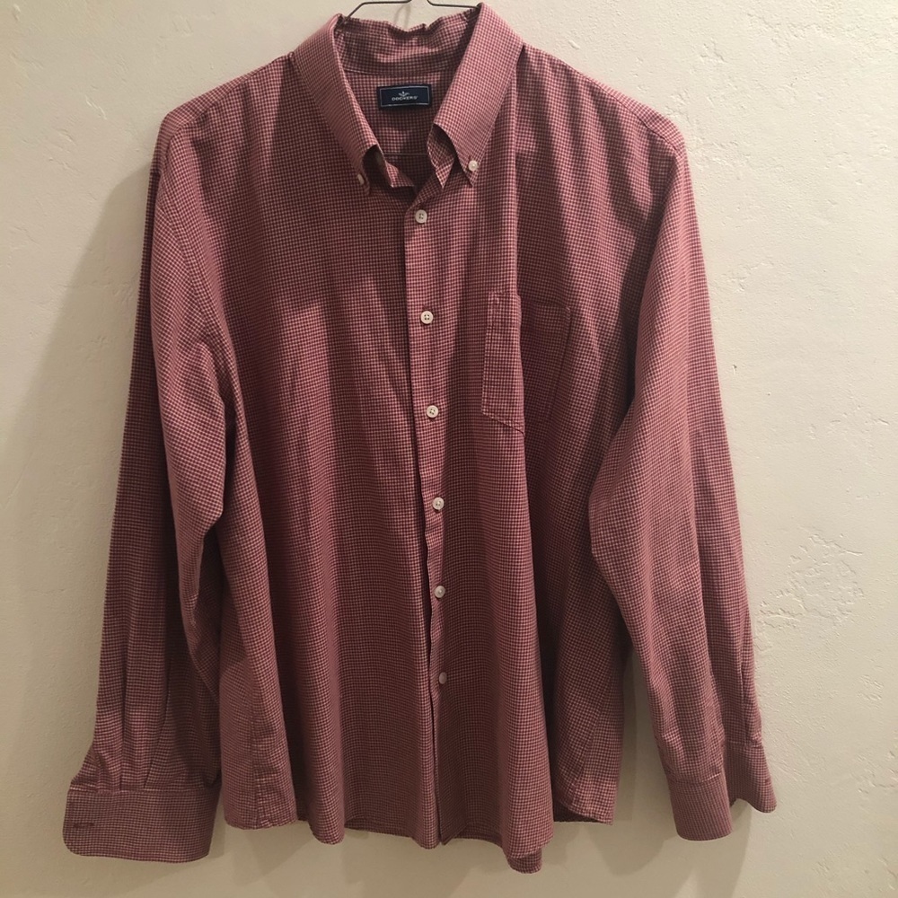 Dockers /Mens Shirt /X-Large /17-17.5/Red White